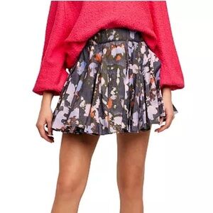 Free People Sway My Way Cotton Pull-On Skirt size large